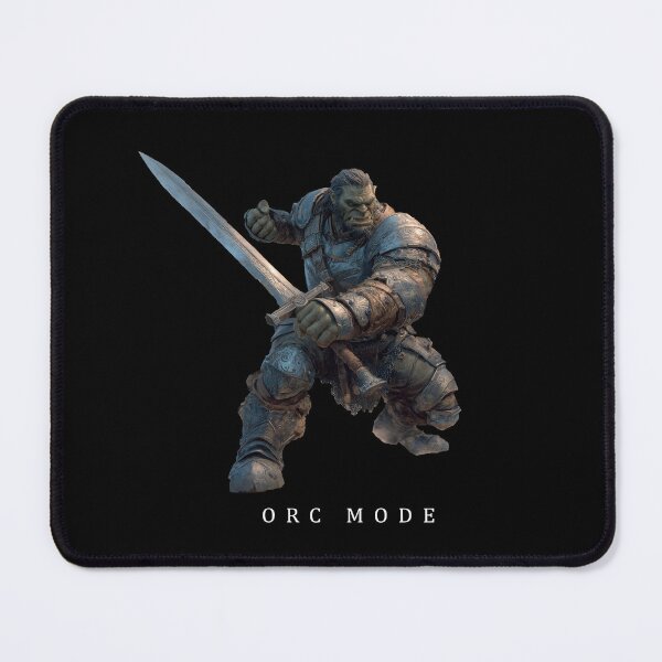 Item preview, Orc Mode - Orc In Armor With Sword designed and sold by NerdLabDesign.