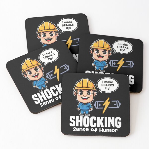 Item preview, SHOCKING SENSE OF HUMOR - ELECTRICIAN designed and sold by KEF Custom.