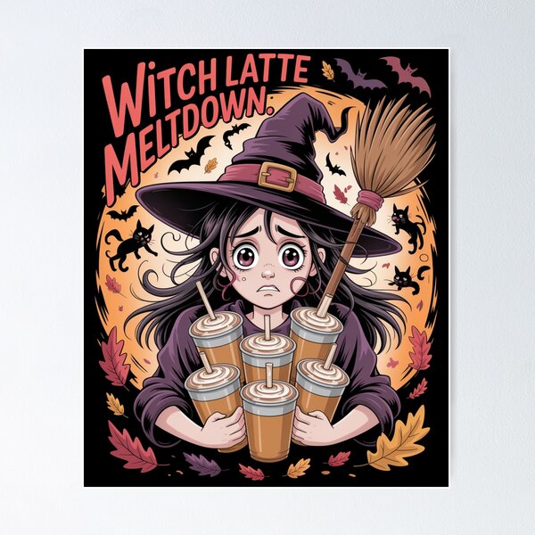 Item preview, Witch Latte Meltdown designed and sold by SignumShop.