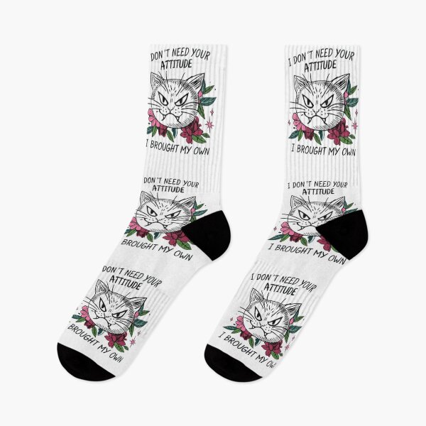 Item preview, Angry cat, Attitude, feline, moody, Funnyfits70, retro, vintage, meme, funny, humor designed and sold by FunnyFits70.