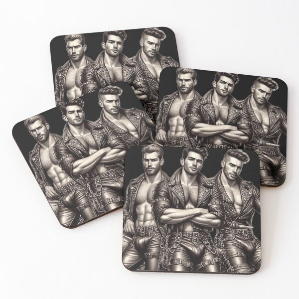 Item preview, Tom of Finland Tribute - Leader of The Pack Gay Berlin Leather Biker Leder Pride Graphic Design designed and sold by ItsAKinkThing.
