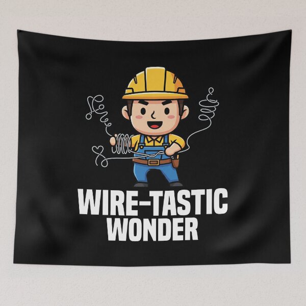 Item preview, WIRE-TASTIC WONDER - ELECTRICIAN designed and sold by KEF Custom.