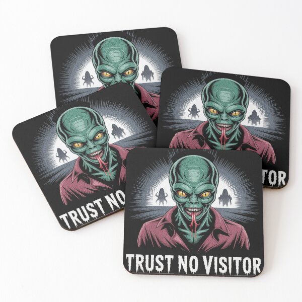 Item preview, 80's Sci-Fi Trust No Visitor Oversized designed and sold by FredrickHudson.
