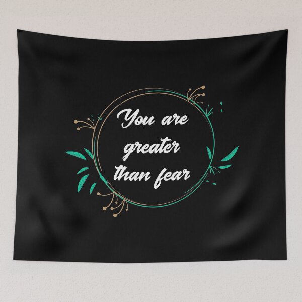 Item preview, Embrace Inner Strength with Stoicism: You Are Greater Than Fear designed and sold by LexaArtworks.