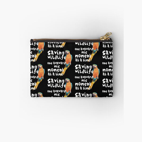Item preview, Wildlife Presenter Saving Wildlife One Awkward Mic Moment At A Time Funny Animal Presenter Design designed and sold by PrettylittlepastelUk.