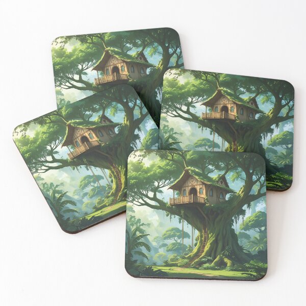 Item preview, The hidden rainforest tree house realm designed and sold by BlossomBlowArt.