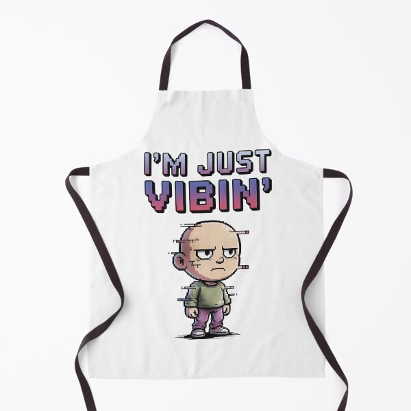 Item preview, I'm Just Vibin NPC Glitch Vibes Meme Vibing designed and sold by PietrzakDesign.
