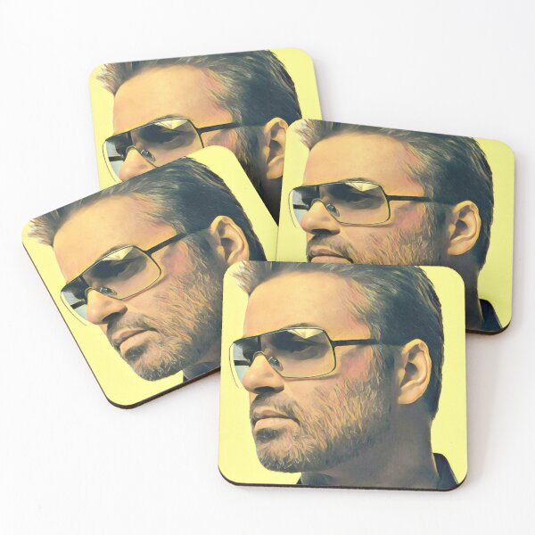 Item preview, George Michael side portrait designed and sold by Pinkgnomie.