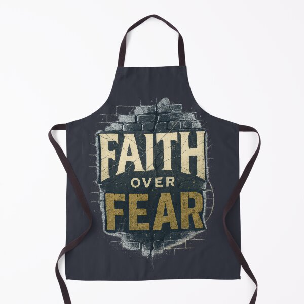Item preview, Faith Over Fear Bold Scripture Message designed and sold by SimplySelim.