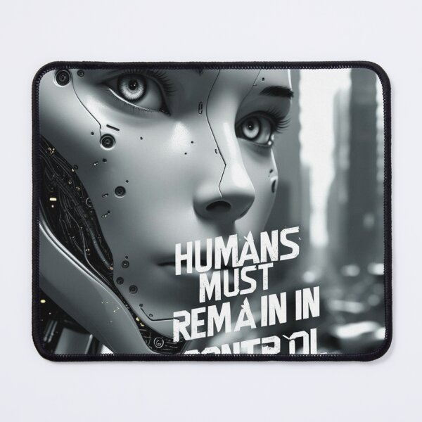 Item preview, Humans Must Remain in Control – Apocalyptic AI Domination designed and sold by smitke.
