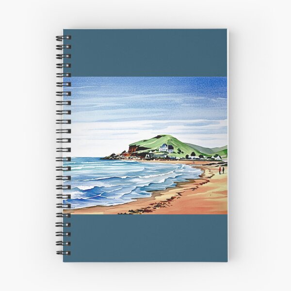 Item preview, A walk to Burgh Island（watercolour + AI） designed and sold by artsmeow.