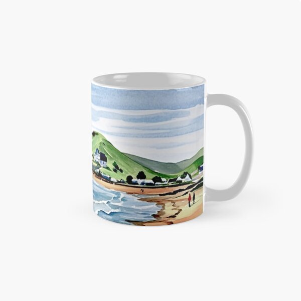 Item preview, A walk to Burgh Island（watercolour + AI） designed and sold by artsmeow.