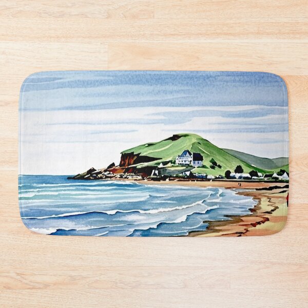 Item preview, A walk to Burgh Island（watercolour + AI） designed and sold by artsmeow.