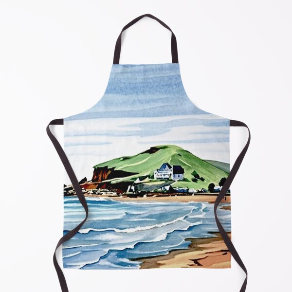 Item preview, A walk to Burgh Island（watercolour + AI） designed and sold by artsmeow.