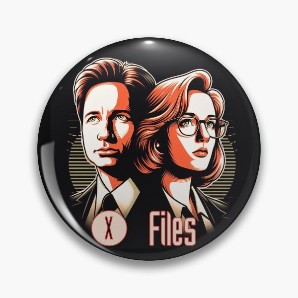 Item preview, Mulder & Scully – X-Files Retro Portrait Tee designed and sold by Overthinkers Anonymous.