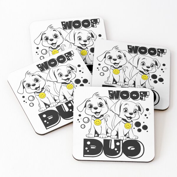 Item preview, The Woof Duo designed and sold by DEZINOMANIA.