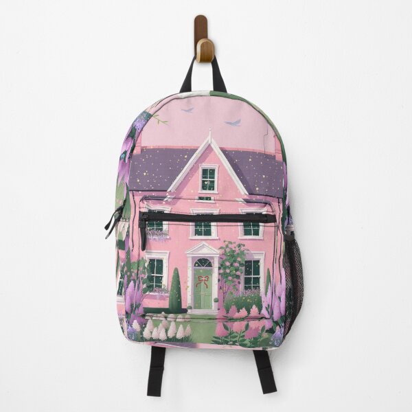 Item preview, Pink Cottage – Whimsical Pastel House with Dream Garden, English house designed and sold by Sugar Wisdom .