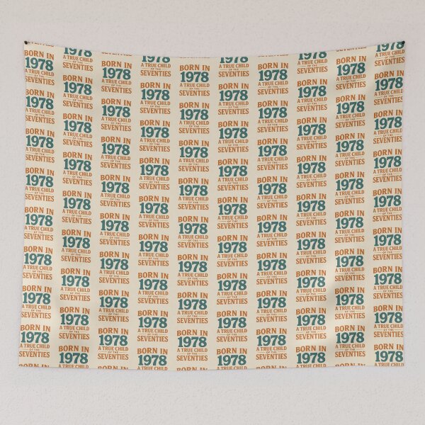 Item preview, Born in 1978 – A True Child of the Seventies designed and sold by TheWonkyEaselCo.