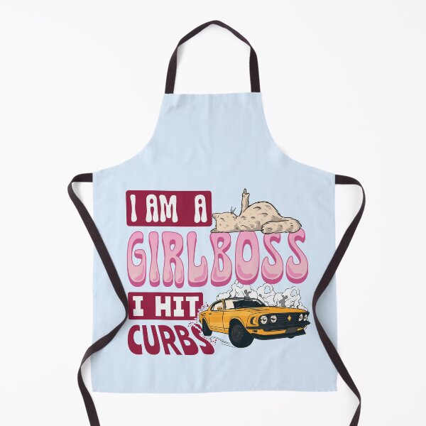 Item preview, I am a girlboss I hit curbs designed and sold by bemeowvelous collections.