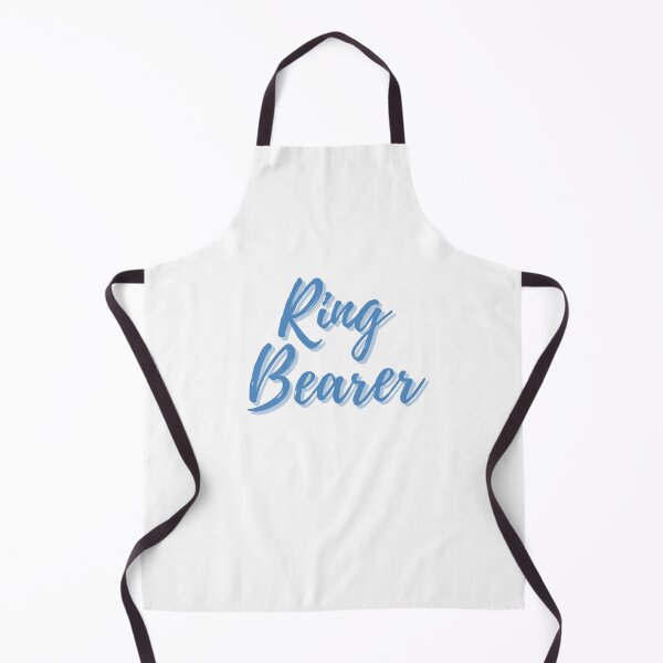 Item preview, Stylish Blue Script Ring Bearer designed and sold by DixieGirlStudio.
