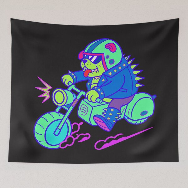 Item preview, Bulldog Blitz in Bright Lights designed and sold by Fadi Alyaldani.