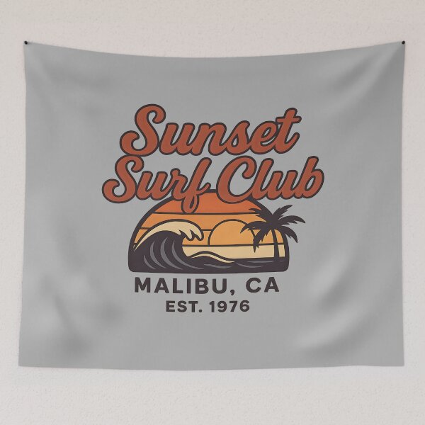 Item preview, Sunset Surf Club – Malibu 1976 designed and sold by 95kinimoD.