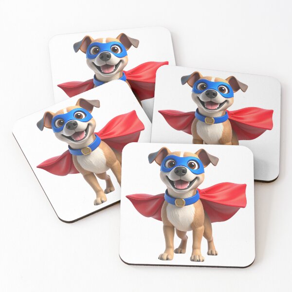Item preview, 3D Cute Dog in Superhero Cape – Adorable Hero Pup Design designed and sold by PrintCreations9.