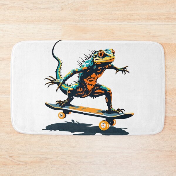 Item preview, A lizard skateboarding designed and sold by DOG DESIGN.