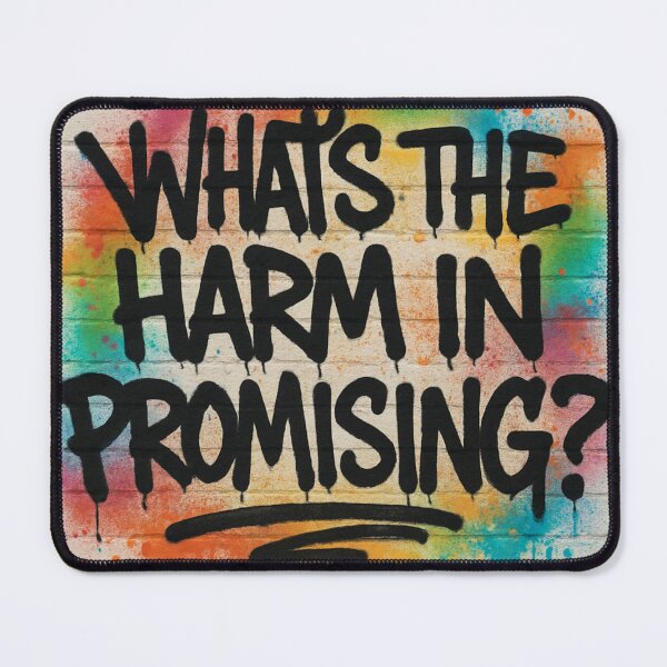 Item preview, Graffiti Slogan on Promises designed and sold by Doli-Shine.