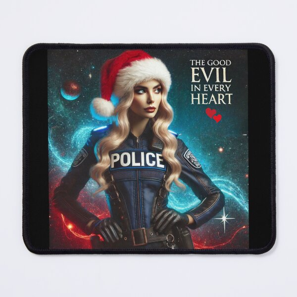 Item preview, Cosmic Police Santa Woman Power designed and sold by Voodoo Store Paranormal Collections.