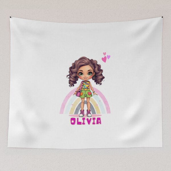 Item preview, Olivia Doll Name Design – Cute Gift for Girls, School Supplies and Birthday Surprises designed and sold by daila70.
