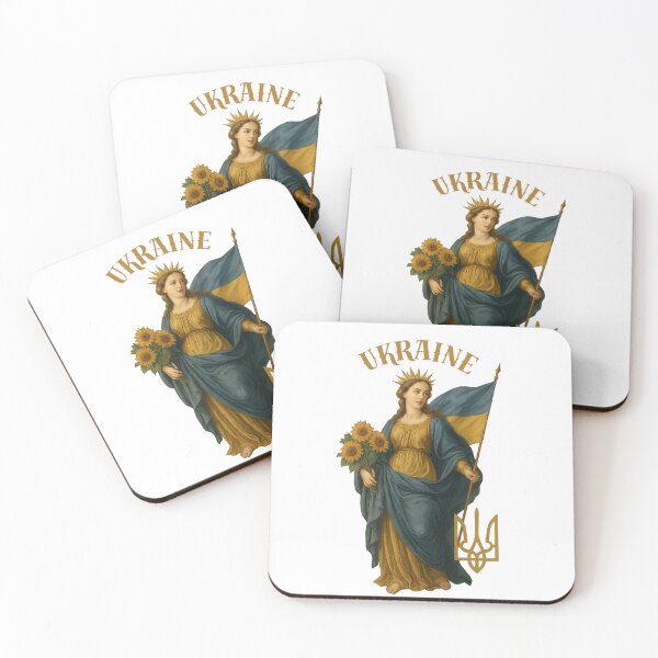 Item preview, Title: Goddess of Ukraine – Strength, Freedom & Sunflowers designed and sold by Tender Flower Clothing.