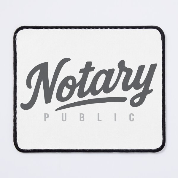 Item preview, Notary Public Vintage Script – Modern Notarial Typography Design designed and sold by NotaryLife.