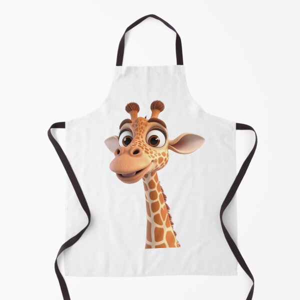 Item preview, 3D Cute Giraffe with Big Eyes – Oversized Head Cartoon Style designed and sold by PrintCreations9.