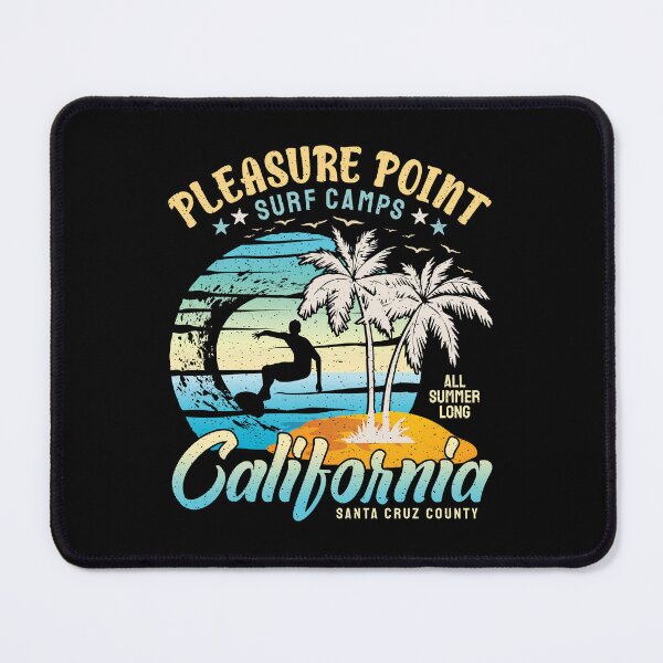 Item preview, Pleasure Point Surf Camp Surfing Santa Cruz County California designed and sold by eclecTEEq.