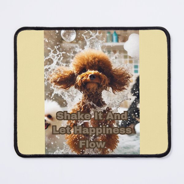 Item preview, Toy Poodle – Shake It And Let Happiness Flow designed and sold by RoliPictures.