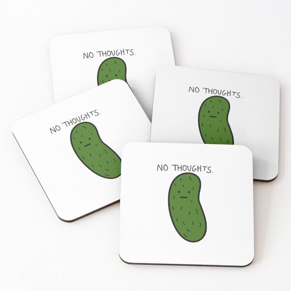 Item preview, No thoughts pickle  designed and sold by SarahWhite.Art.