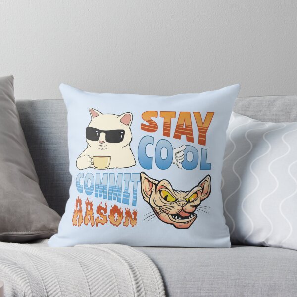 Item preview, Stay cool commit arson funny cat designed and sold by bemeowvelous collections.