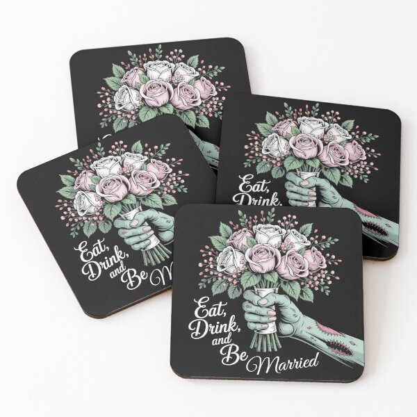 Item preview, Eat, Drink and Be Married designed and sold by theartfulaspie.