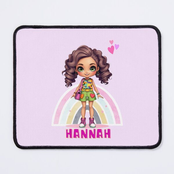 Item preview, Hannah Doll Name Design – Cute Gift for Girls, School Supplies and Birthday Surprises designed and sold by daila70.