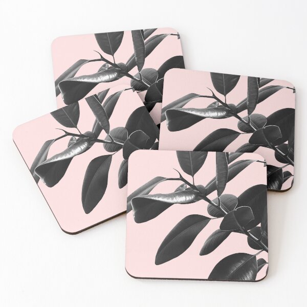 Item preview, Ficus Elastica Blush Black & White Vibes #1 #foliage #decor #art  designed and sold by Anita's & Bella's Art.