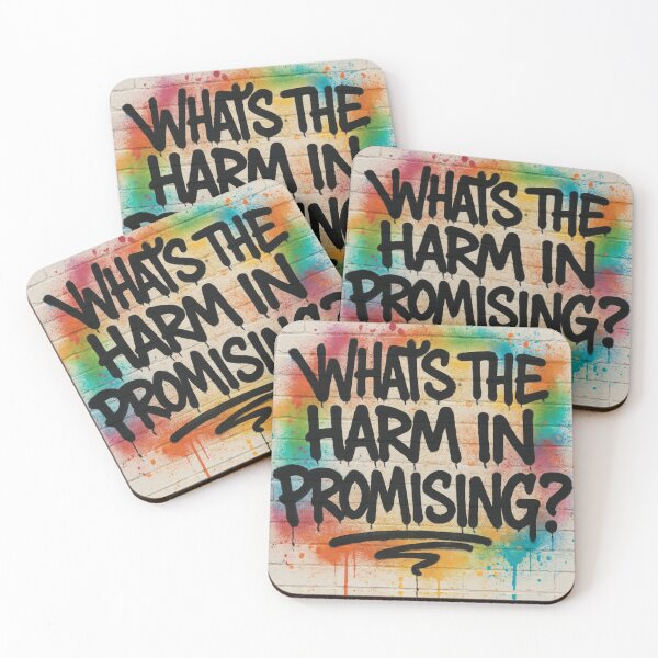 Item preview, Graffiti Slogan on Promises designed and sold by Doli-Shine.
