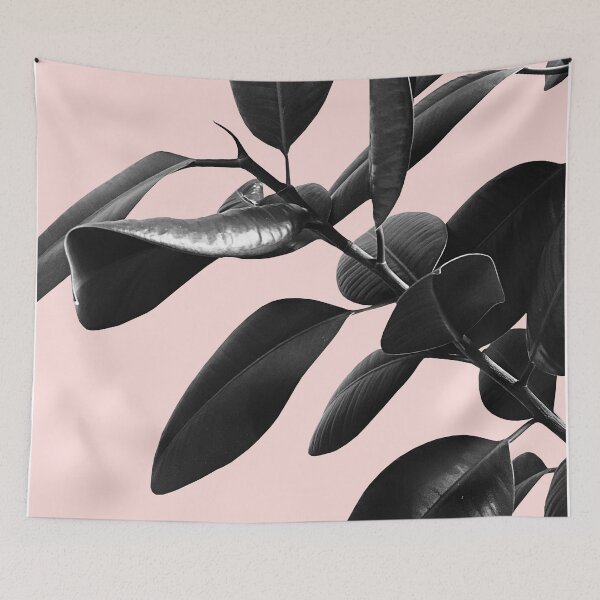 Item preview, Ficus Elastica Blush Black & White Vibes #1 #foliage #decor #art  designed and sold by Anita's & Bella's Art.