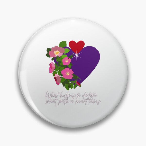 Item preview, Heart - What Hubris To Dictate What Path A Heart Takes (Outlined) designed and sold by Kate Anderson Art.