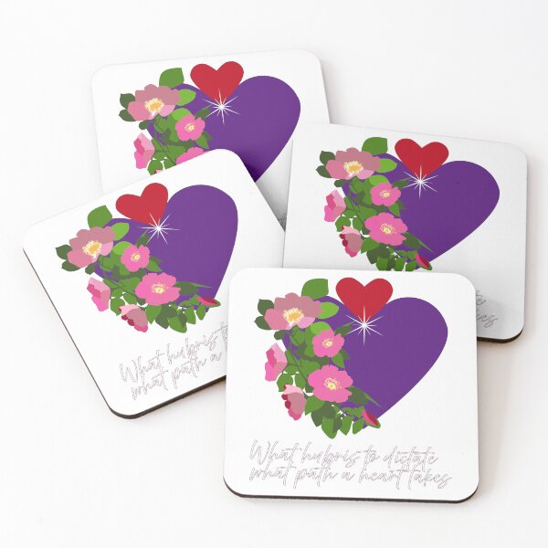 Item preview, Heart - What Hubris To Dictate What Path A Heart Takes (Outlined) designed and sold by Kate Anderson Art.
