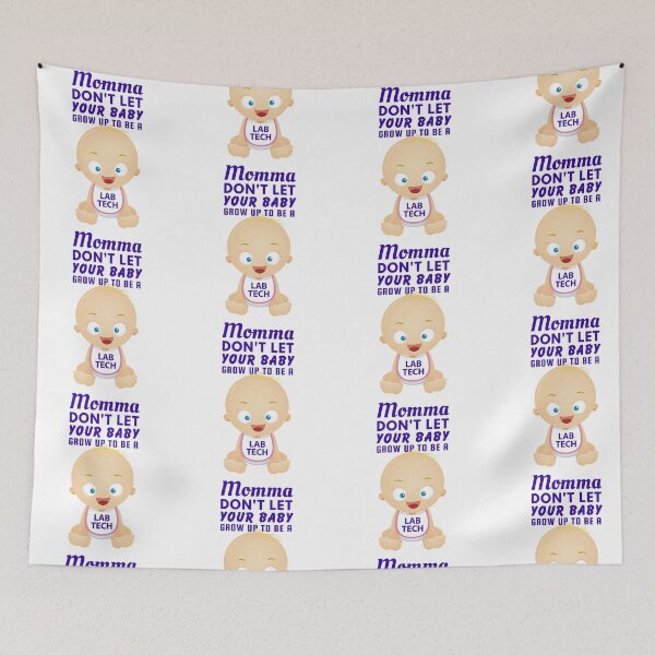 Item preview, Funny Lab Tech Gift – Mommas Don’t Let Your Babies Become Lab Rats designed and sold by SnarkSharks.
