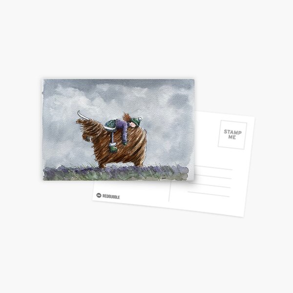 Item preview, The highland cow  designed and sold by SketchingDoctor.