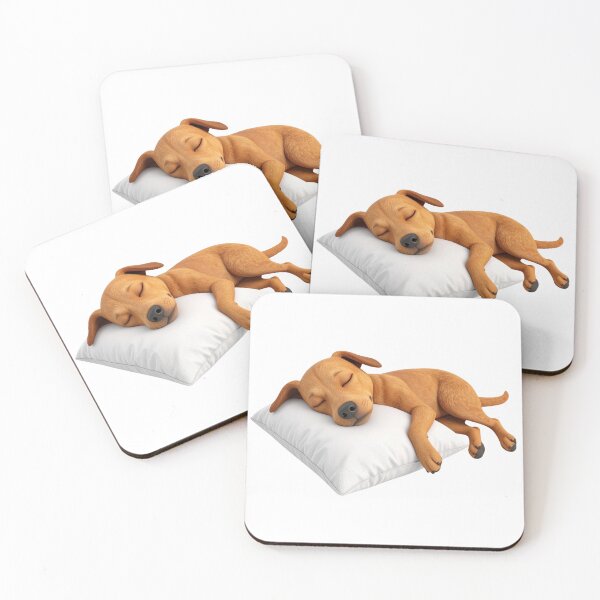 Item preview, 3D Sleepy Dog with Soft Pillow – Cute Cartoon Nap Time Pup designed and sold by PrintCreations9.