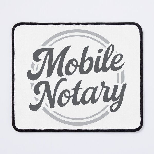 Item preview, Mobile Notary Circle Script – Professional Notary Logo-Inspired Design designed and sold by NotaryLife.