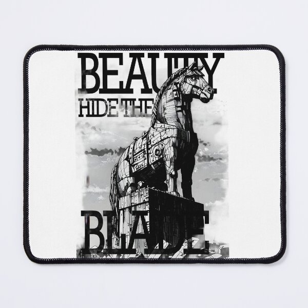 Item preview, Trojan Horse - Beauty Hides the Blade | Mythical Warning Art designed and sold by KeyCdesign.